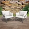 Cosco Novogratz Poolside Gossip Collection, Teddi Outdoor Lounge Chairs, 2-piece, Charcoal 88061CWGE - alternate 8